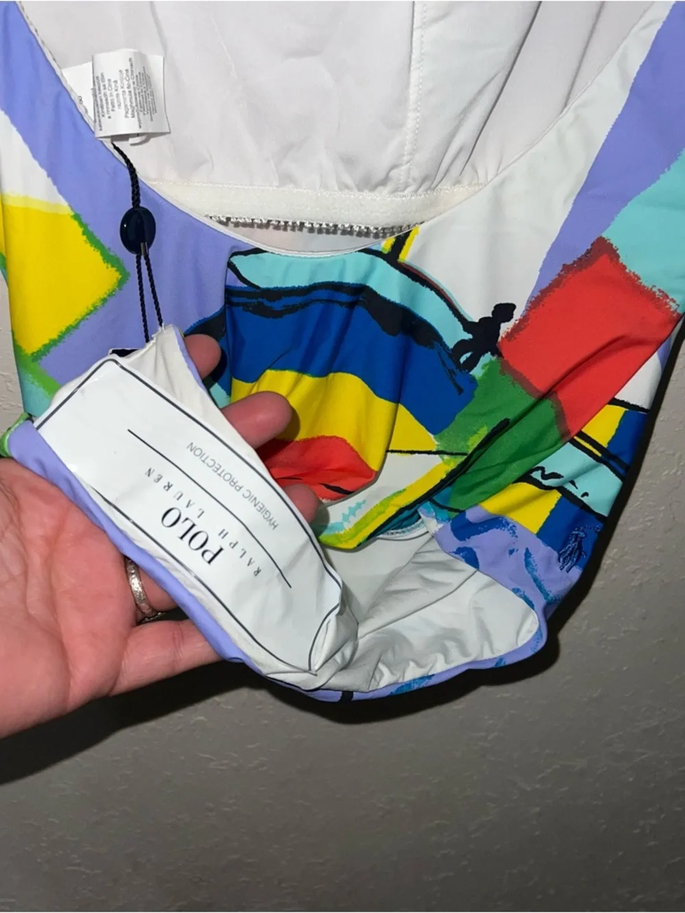 Polo Ralph Lauren BNWT Scenic Square Neck One-Piece Swimsuit Size Small. - Picture 11 of 11